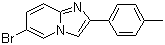 6-Bromo-2-(4-methylphenyl)imidazo[1,2-a]pyridine molecular structure (CAS 858516-70-8)