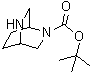 结构式 CAS# 858671-91-7, 2,5-二氮杂双环[2.2.2]辛烷-2-羧酸叔丁酯