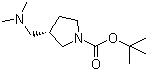 structure of CAS# 859027-48-8, (R)-1-Boc-3-((dimethylamino)methyl)pyrrolidine;(R)-1-tert-Butoxycarbonyl-3-((dimethylamino)methyl)pyrrolidine