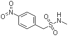 structure of CAS# 85952-29-0, N-Methyl-1-(4-nitrophenyl)methanesulfonamide