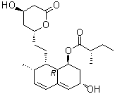 structure of CAS# 85956-22-5, Pravastatin lactone;R 414; SQ 31369