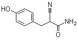 alpha-Cyano-4-hydroxybenzenepropanamide molecular structure (CAS 859952-35-5)