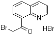structure of CAS# 859962-48-4, 8-Bromoacetylquinoline hydrobromide