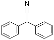 structure of CAS# 86-29-3, Diphenylacetonitrile;2,2-diphenylacetonitrile