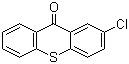 结构式 CAS# 86-39-5, 2-氯噻吨酮; 2-氯硫杂蒽酮