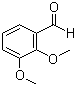 structure of CAS# 86-51-1, 2,3-Dimethoxybenzaldehyde