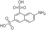 结构式 CAS# 86-65-7, 7-氨基-1,3-萘二磺酸