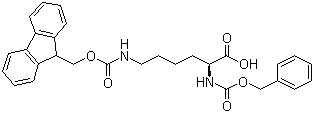 N'-Fmoc-N-Cbz-L-Lysine molecular structure (CAS 86060-82-4)