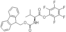 N-(9-Fluorenylmethoxycarbonyl)-L-valine pentafluorophenyl ester molecular structure (CAS 86060-87-9)