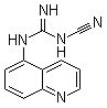 N-Cyano-N'-5-quinolinylguanidine molecular structure (CAS 861393-75-1)