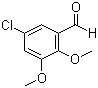 structure of CAS# 86232-28-2, 5-Chloro-2,3-dimethoxybenzaldehyde
