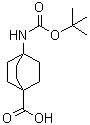 4-(tert-Butoxycarbonylamino)bicyclo[2.2.2]octane-1-carboxylic acid molecular structure (CAS 863304-76-1)
