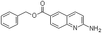 structure of CAS# 863492-35-7, 2-Aminoquinoline-6-carboxylic acid benzyl ester