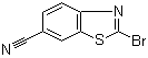 structure of CAS# 864265-77-0, 2-Bromo-6-benzothiazolecarbonitrile