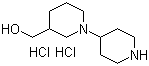 structure of CAS# 864293-24-3, [1,4'-Bipiperidine]-3-methanol dihydrochloride