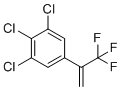 1,2,3-trichloro-5-[1-(trifluoromethyl)ethenyl]-Benzene molecular structure (CAS 864736-87-8)