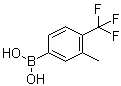 结构式 CAS# 864759-67-1, 3-甲基-4-三氟甲基苯硼酸
