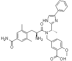 structure of CAS# 864821-90-9, Eluxadoline;JNJ 27018966