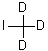 structure of CAS# 865-50-9, Trideuteromethyl iodide;Perdeuteriomethyl iodide; Perdeuteroiodomethane; Trideuterioiodomethane
