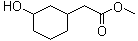3-Hydroxycyclohexaneacetic acid methyl ester molecular structure (CAS 86576-86-5)