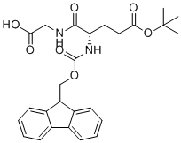 Fmoc-Glu(OtBu)-Gly-OH molecular structure (CAS 866044-63-5)