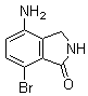 4-Amino-7-bromo-2,3-dihydro-1H-isoindol-1-one molecular structure (CAS 866767-08-0)