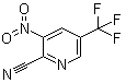 3-Nitro-5-trifluoromethylpyridine-2-carbonitrile molecular structure (CAS 866775-16-8)