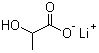 结构式 CAS# 867-55-0, 乳酸锂