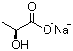 structure of CAS# 867-56-1, Sodium (S)-lactate;L-Lactic acid sodium salt; (S)-2-Hydroxypropanoic acid monosodium salt