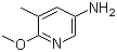 structure of CAS# 867012-70-2, 6-Methoxy-5-methyl-3-pyridinamine;3-Amino-6-methoxy-5-methylpyridine