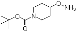 structure of CAS# 867034-25-1, tert-Butyl 4-(aminooxy)piperidine-1-carboxylate;4-Aminooxypiperidine-1-carboxylic acid tert-butyl ester