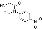 1-(4-Nitrophenyl)-2-piperazinone molecular structure (CAS 867166-73-2)
