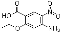 4-Amino-2-ethoxy-5-nitrobenzoic acid molecular structure (CAS 86718-18-5)