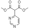 structure of CAS# 86761-91-3, 4-Pyrimidinylpropanedioic acid dimethyl ester