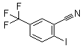 structure of CAS# 868166-20-5, 2-Iodo-5-(trifluoromethyl)benzonitrile;2-Cyano-4-trifluoromethyl-1-iodobenzene