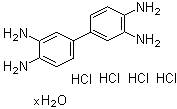 结构式 CAS# 868272-85-9, [1,1'-联苯]-3,3',4,4'-四胺四盐酸盐水合物