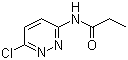 N-(6-Chloro-3-pyridazinyl)propanamide molecular structure (CAS 868948-11-2)