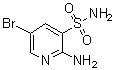 2-Amino-5-bromo-3-pyridinesulfonamide molecular structure (CAS 869008-16-2)