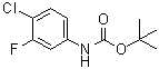 1,1-Dimethylethyl (4-chloro-3-fluorophenyl)carbamate molecular structure (CAS 869299-68-3)