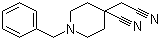 1-Benzyl-4-cyanomethylpiperidine-4-carbonitrile molecular structure (CAS 86945-27-9)