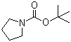 structure of CAS# 86953-79-9, 1-Boc-Pyrrolidine;1-(tert-Butoxycarbonyl)pyrrolidine; tert-Butyl 1-pyrrolidinecarboxylate