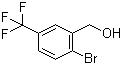 2-Bromo-5-(trifluoromethyl)benzyl alcohol molecular structure (CAS 869725-53-1)