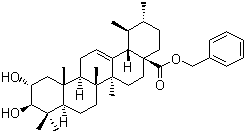 Corosolic acid benzyl ester molecular structure (CAS 869788-73-8)