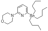 结构式 CAS# 869901-24-6, 4-[6-(三丁基锡)-2-吡啶基]吗啉