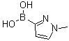 structure of CAS# 869973-96-6, (1-Methyl-1H-pyrazol-3-yl)boronic acid