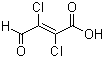 结构式 CAS# 87-56-9, 糠氯酸; 粘氯酸; 2,3-二氯丁烯醛酸