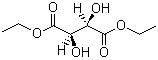 结构式 CAS# 87-91-2, L-(+)-酒石酸二乙酯