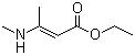 结构式 CAS# 870-85-9, 3-(甲基氨基)巴豆酸乙酯; 3-(甲基氨基)-2-丁烯酸乙酯