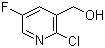 (2-Chloro-5-fluoropyridin-3-yl)methanol molecular structure (CAS 870063-52-8)