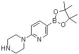 2-(Piperazin-1-yl)pyridine-5-boronic acid pinacol ester molecular structure (CAS 871125-86-9)